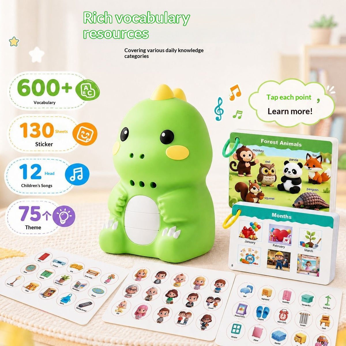 Dino Interactive Learning Toy