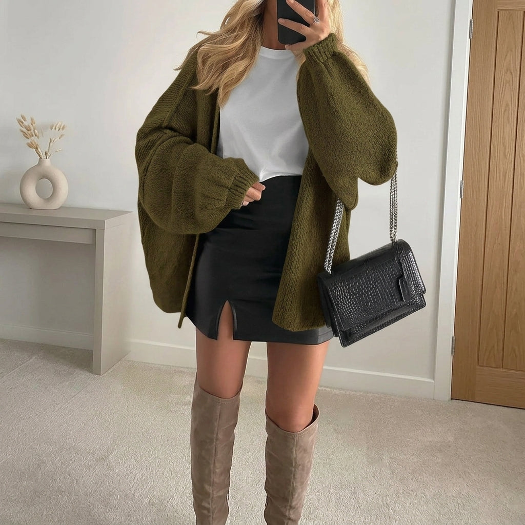 Women Oversized Cardigan