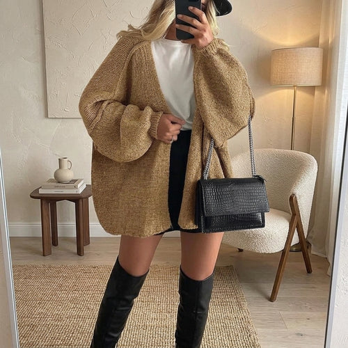 Women Oversized Cardigan