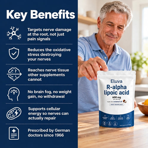 Eluva R-Alpha Lipoic Acid 600mg Softgels